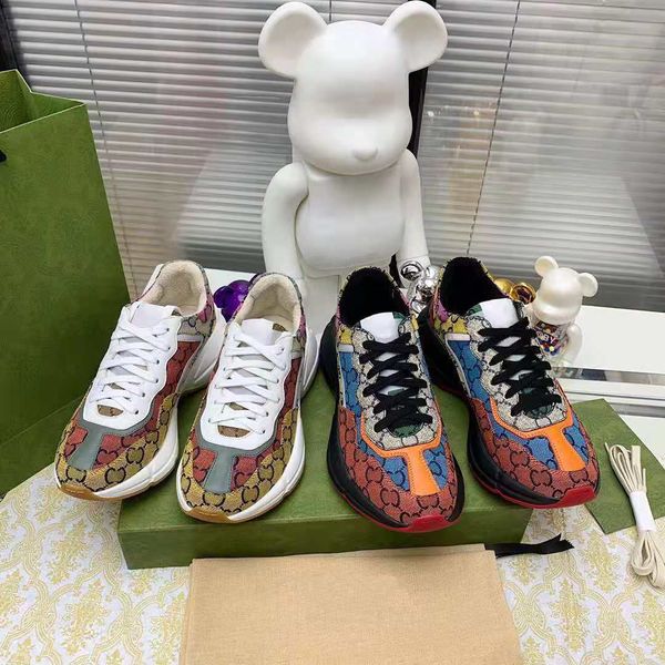 wholesale high-quality rhyton heighten casual shoes heavy sports milan runway fashion women's shoe flat strawberry rat pattern b, Black
wholesale high-quality rhyton heighten casual shoes heavy sports milan runway fashion women's shoe flat strawberry rat pattern b, Black
