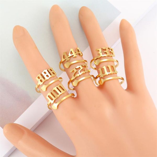wedding rings angel numbers adjustable love heart for women 444 666 333 222 111 000 999 888 777 stainless steel jewelry wholesale, Slivery;golden
wedding rings angel numbers adjustable love heart for women 444 666 333 222 111 000 999 888 777 stainless steel jewelry wholesale, Slivery;golden