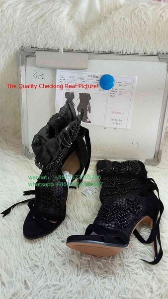 shoe lace high-heeled bling strass black decoration short sandals peep-toe boots women's shoes
shoe lace high-heeled bling strass black decoration short sandals peep-toe boots women's shoes