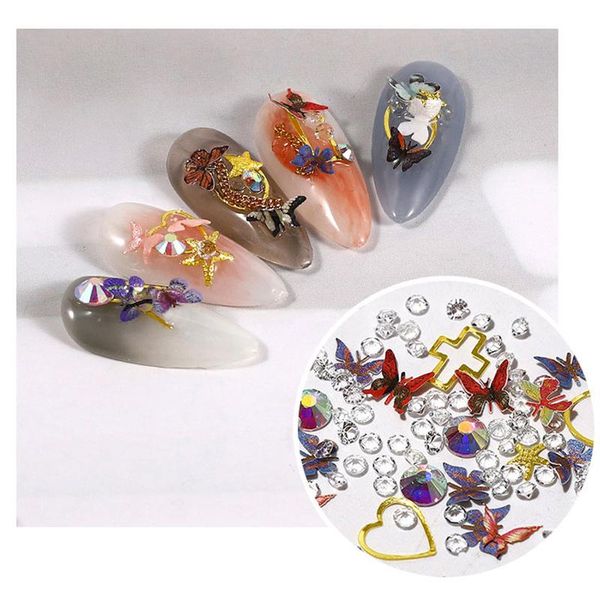 false nails diy nail 3d butterfly jewelry crystal rhinestones manicure art decoration thin889, Red;gold
false nails diy nail 3d butterfly jewelry crystal rhinestones manicure art decoration thin889, Red;gold