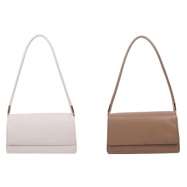 shoulder bags 2 pcs women baguette handbags soild colour aii match ladies underarm female armpit bag, white & khaki
shoulder bags 2 pcs women baguette handbags soild colour aii match ladies underarm female armpit bag, white & khaki
