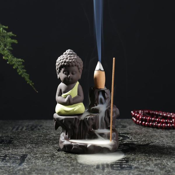 fragrance lamps ceramic little monk smoke backflow incense burner censer home office decoration can let your burn favorite
fragrance lamps ceramic little monk smoke backflow incense burner censer home office decoration can let your burn favorite