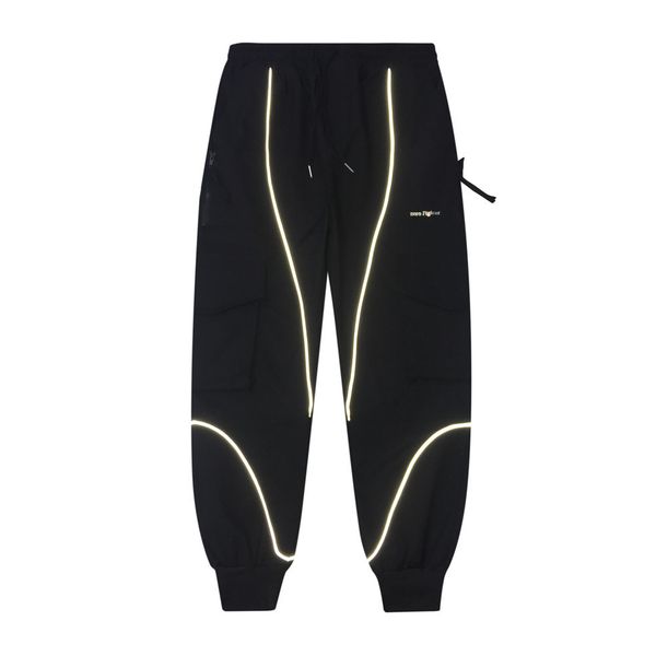 pants fashionable the reflective stripe printed multi pocket overalls men's trendy high street leggings trend casual, Black
pants fashionable the reflective stripe printed multi pocket overalls men's trendy high street leggings trend casual, Black