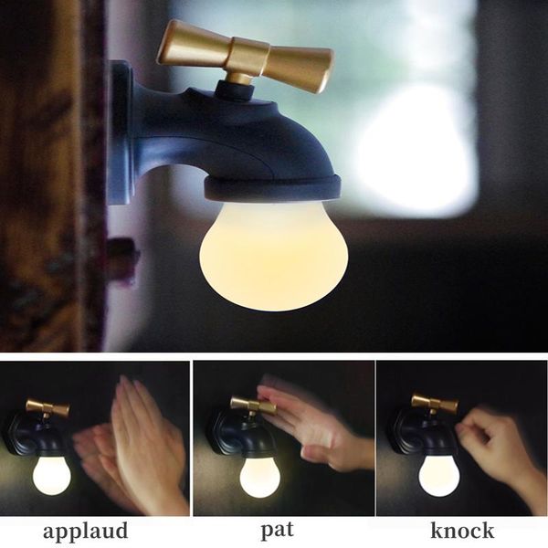 night lights led faucet light voice control creative smart usb charging sensor cabinet wall bedside lamp strange tap
night lights led faucet light voice control creative smart usb charging sensor cabinet wall bedside lamp strange tap