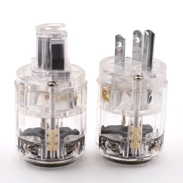 smart power plugs hi-end transparent clear rhodium plated copper male mains ac cord inlet plug connector for hifi audio cable
smart power plugs hi-end transparent clear rhodium plated copper male mains ac cord inlet plug connector for hifi audio cable