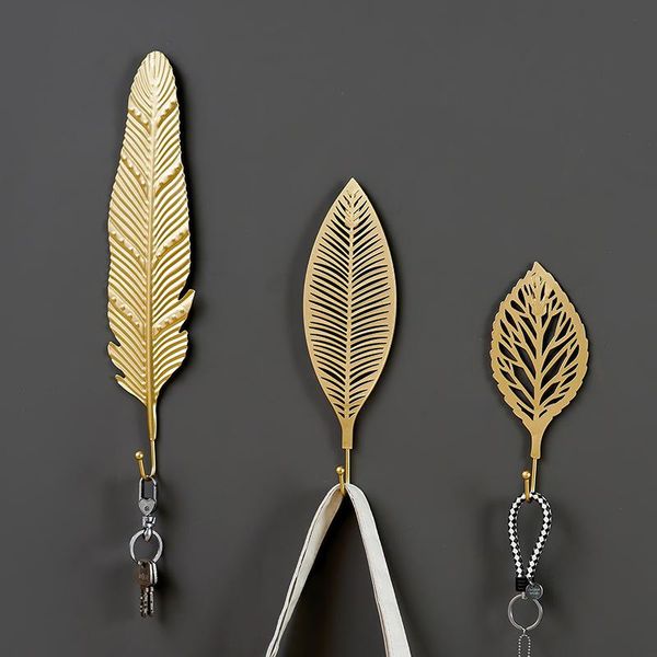hooks & rails 1pc nordic leaf shape gold color hook coat rack wall key holder hole home hanging single decoration
hooks & rails 1pc nordic leaf shape gold color hook coat rack wall key holder hole home hanging single decoration