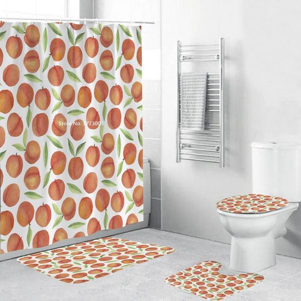 modern simple polyester waterproof shower curtain 3d fruit plant printing bathroom decoration non-perforated curtains
modern simple polyester waterproof shower curtain 3d fruit plant printing bathroom decoration non-perforated curtains