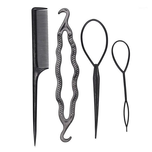 4pcs/set women hair brush twist styling clip stick bun maker braid tool accessories braider diy hairstyle1, Brown
4pcs/set women hair brush twist styling clip stick bun maker braid tool accessories braider diy hairstyle1, Brown