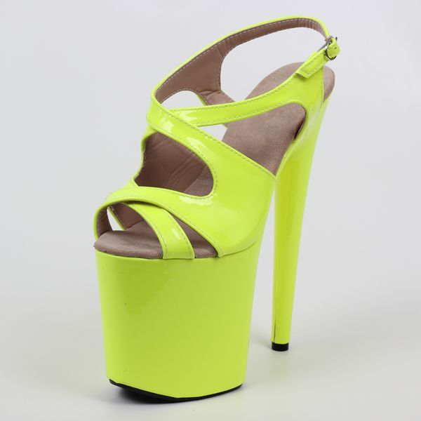 fluorescent green pagenat ankle strap pole dance platform sandal custom more color, Black;white
fluorescent green pagenat ankle strap pole dance platform sandal custom more color, Black;white