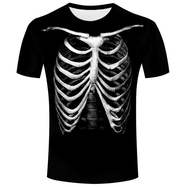skeleton t shirt homme black tshirt men casual 3d printed round neck short sleeve summer t-shirt camiseta masculina men's t-shirts, White;black
skeleton t shirt homme black tshirt men casual 3d printed round neck short sleeve summer t-shirt camiseta masculina men's t-shirts, White;black
