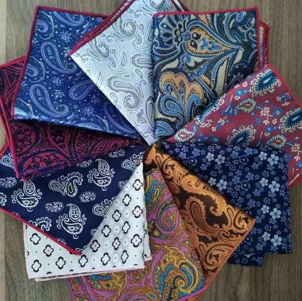 handkerchief suit pocket men's small square jacquard pattern chest towel cashew handkerchief * 25, White
handkerchief suit pocket men's small square jacquard pattern chest towel cashew handkerchief * 25, White