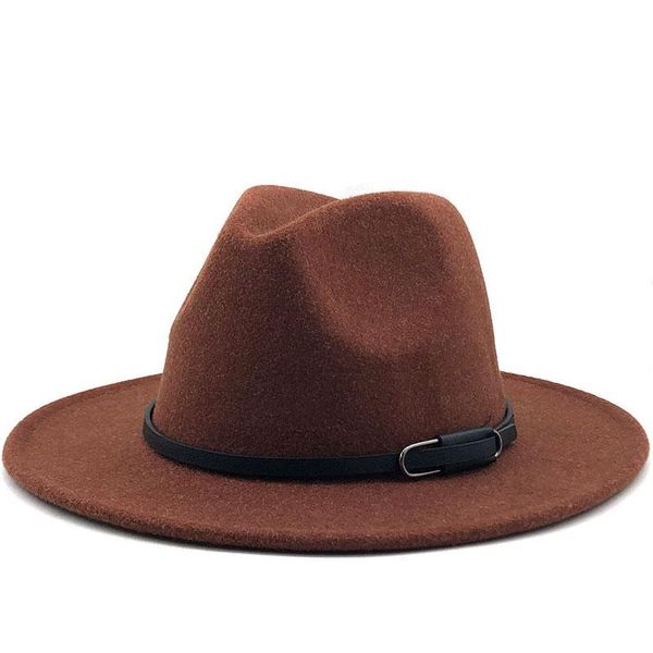 stingy brim hats women men wool fedora hat with leather ribbon gentleman elegant lady winter autumn wide jazz panama sombrero cap, Blue;gray
stingy brim hats women men wool fedora hat with leather ribbon gentleman elegant lady winter autumn wide jazz panama sombrero cap, Blue;gray