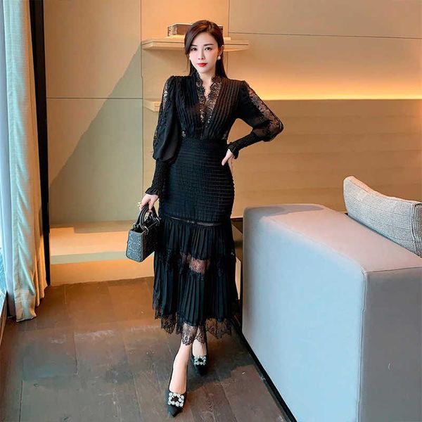 casual dresses luxury long lantern sleeve patchwork lace embroidery women party elegant spring boho high waist 2021 dress v, Black;gray
casual dresses luxury long lantern sleeve patchwork lace embroidery women party elegant spring boho high waist 2021 dress v, Black;gray