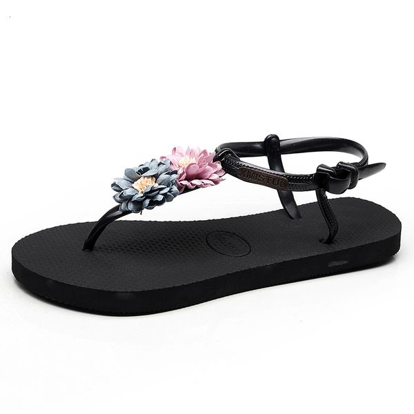 sandals women beach bohomia style flip flops summer flat shoes woman ethnic flower rome sandal h5tj, Black
sandals women beach bohomia style flip flops summer flat shoes woman ethnic flower rome sandal h5tj, Black