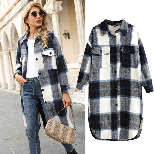 women's suits & blazers autumn turn down collar woolen coat plaid print elegant wool jacket autumn long casaco feminino dmw4, White;black
women's suits & blazers autumn turn down collar woolen coat plaid print elegant wool jacket autumn long casaco feminino dmw4, White;black
