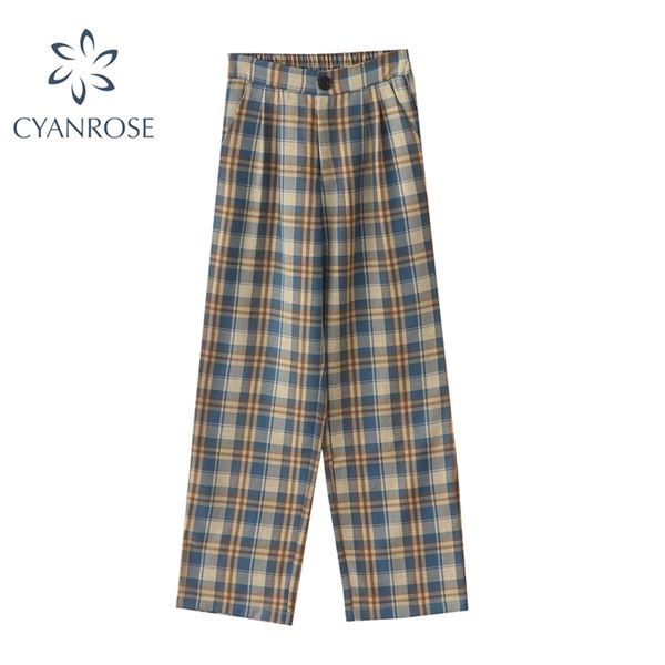 harajuku plaid straight pants women vintage casual loose wide leg streetwear oversized high waist female korean trousers 210515, Black;white
harajuku plaid straight pants women vintage casual loose wide leg streetwear oversized high waist female korean trousers 210515, Black;white