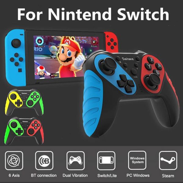 wireless bluetooth gamepad for n-switch pro game controller joystick console windows system with nfc function controllers & joysticks
wireless bluetooth gamepad for n-switch pro game controller joystick console windows system with nfc function controllers & joysticks