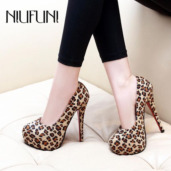 dress shoes genuine leather leopard women pumps round toe platform stiletto high heels wedding party nightclub for pompes, Black
dress shoes genuine leather leopard women pumps round toe platform stiletto high heels wedding party nightclub for pompes, Black