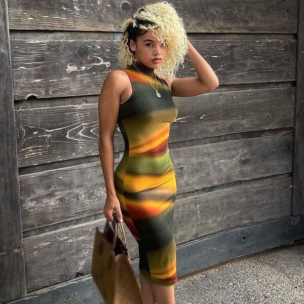 casual dresses women fashion summer sheath long dress adults sleeveless gradient print round neck bodycon sundress, Black;gray
casual dresses women fashion summer sheath long dress adults sleeveless gradient print round neck bodycon sundress, Black;gray