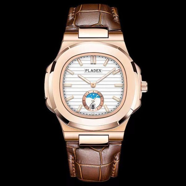wristwatches pladen belt color matching watch man fashion young trend hiphop men's watches quartz timer calendar wristwatch gentleman, Slivery;brown
wristwatches pladen belt color matching watch man fashion young trend hiphop men's watches quartz timer calendar wristwatch gentleman, Slivery;brown