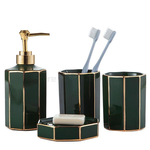 bath accessory set painted gold and bathroom five piece creative ceramic household toothbrush cup holder mouthwash
bath accessory set painted gold and bathroom five piece creative ceramic household toothbrush cup holder mouthwash