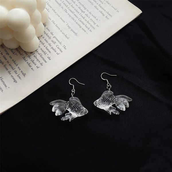 transparent mini lucky carp acrylic dangle earrings for women girl funny animal fish koi chandelier fashion party jewelry 2021, Silver
transparent mini lucky carp acrylic dangle earrings for women girl funny animal fish koi chandelier fashion party jewelry 2021, Silver