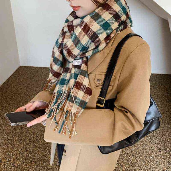 scarves thickened warm couple's imitation cashmere in autumn and winter neutral cold port flavor herringbone plaid scarf for women, Blue;gray
scarves thickened warm couple's imitation cashmere in autumn and winter neutral cold port flavor herringbone plaid scarf for women, Blue;gray