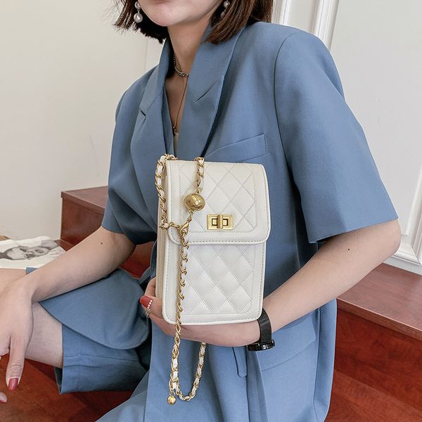 lingge chain bag 2021 fashion korean women's texture single shoulder bag messenger mobile phone
lingge chain bag 2021 fashion korean women's texture single shoulder bag messenger mobile phone