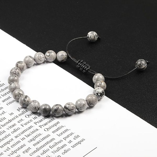 beaded, strands couples gray picasso onyx natural stone bead bracelets men women bracelet bangles fashion jewelry buddha prayer gift pulsera, Black
beaded, strands couples gray picasso onyx natural stone bead bracelets men women bracelet bangles fashion jewelry buddha prayer gift pulsera, Black