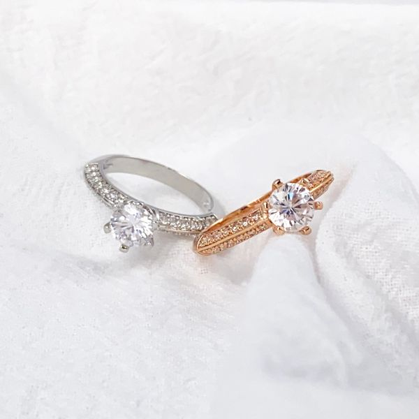 promise eternal love bridal wedding rings for woman plated 18k prong setting zircon iced out ring charm fashion engagement jewelry women 2 c, Slivery;golden
promise eternal love bridal wedding rings for woman plated 18k prong setting zircon iced out ring charm fashion engagement jewelry women 2 c, Slivery;golden