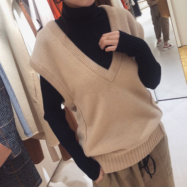 women's sweaters attyyws female waistcoat, loose casual jacket with v-neck, cashmere wool, solid colour, pullover ery1, White;black
women's sweaters attyyws female waistcoat, loose casual jacket with v-neck, cashmere wool, solid colour, pullover ery1, White;black