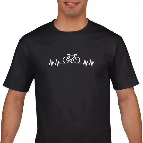 cycling t shirt - cycling heart beat t shirt - toue de france - bike t shirt, White;black
cycling t shirt - cycling heart beat t shirt - toue de france - bike t shirt, White;black