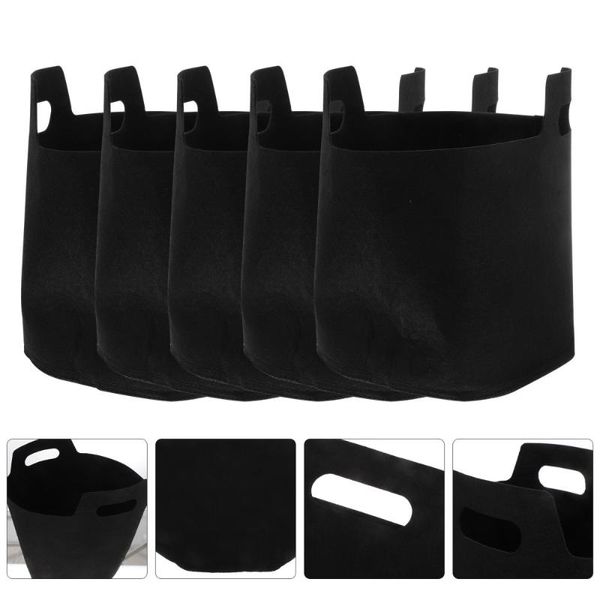 planters & pots 5pcs nonwovens planting bags universal fabric plant bag with sturdy handles
planters & pots 5pcs nonwovens planting bags universal fabric plant bag with sturdy handles