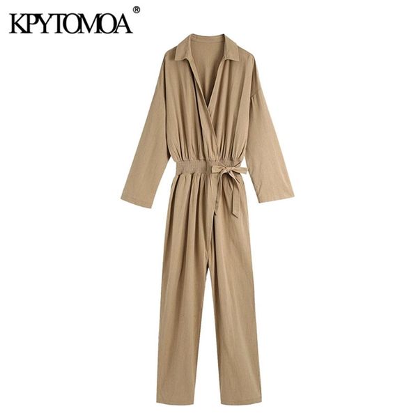 women fashion with belt side pockets striped jumpsuits vintage long sleeve elastic waist female playsuits mujer 210420, Black;white
women fashion with belt side pockets striped jumpsuits vintage long sleeve elastic waist female playsuits mujer 210420, Black;white