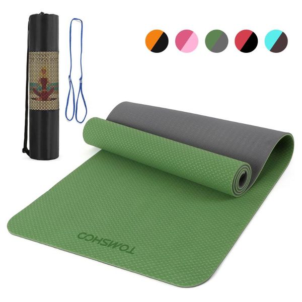 yoga mats tomshoo 72.05×24.01in portable double dual-colored mat thicken sports anti-slip exercise for fitness workouts
yoga mats tomshoo 72.05×24.01in portable double dual-colored mat thicken sports anti-slip exercise for fitness workouts
