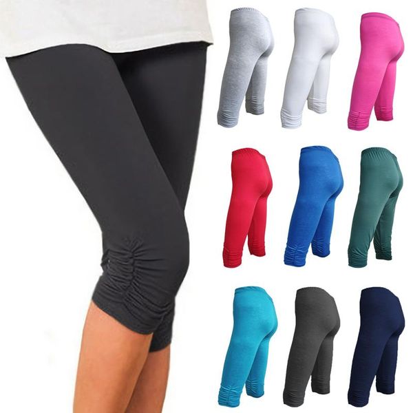 women's leggings seven-point plus size solid fitness pants stretch thin summer pant slim high waist workout, Black
women's leggings seven-point plus size solid fitness pants stretch thin summer pant slim high waist workout, Black