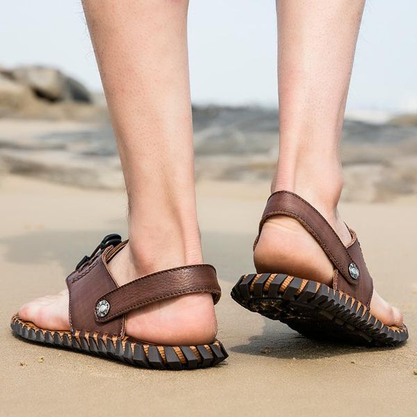 slippers safety sandals breathable men's shoes designer flip flops men leather man sandale ete homme sandali da uomo, Black
slippers safety sandals breathable men's shoes designer flip flops men leather man sandale ete homme sandali da uomo, Black