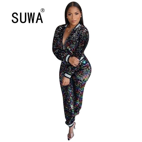 fashion workout clothes for women's sale multicolor sequined color jacket and pencil pants casual two-piece suit 210525, White
fashion workout clothes for women's sale multicolor sequined color jacket and pencil pants casual two-piece suit 210525, White