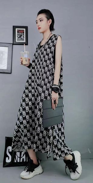 casual dresses 5designs women elegant sleeve summer dress printing pullovers side split a line, Black;gray
casual dresses 5designs women elegant sleeve summer dress printing pullovers side split a line, Black;gray