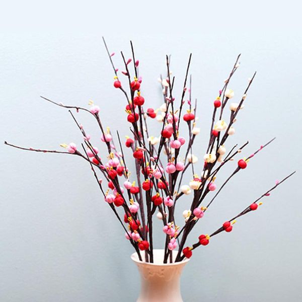 decorative flowers & wreaths 12 heads artificial fake plum silk flower bridal home wedding garden decor
decorative flowers & wreaths 12 heads artificial fake plum silk flower bridal home wedding garden decor
