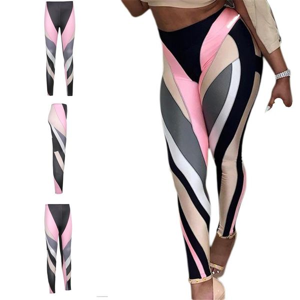 women's leggings women slim fit color block female striped print high waist skinny tights workout pants ladies outfits for streetwear, Black
women's leggings women slim fit color block female striped print high waist skinny tights workout pants ladies outfits for streetwear, Black