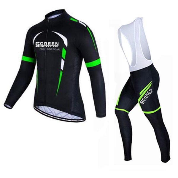 racing sets 2021 gs green scotte long sleeve men breathable cycling jersey set mtb bike clothing bicycle clothes ropa ciclismo sport suit, Black;blue
racing sets 2021 gs green scotte long sleeve men breathable cycling jersey set mtb bike clothing bicycle clothes ropa ciclismo sport suit, Black;blue