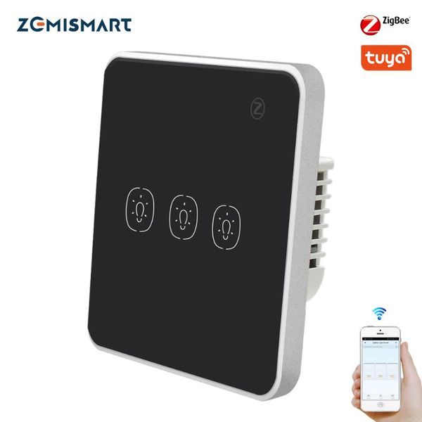 smart home control zemismart tuya zigbee light switch black glass touch alexa echo google assistant
smart home control zemismart tuya zigbee light switch black glass touch alexa echo google assistant