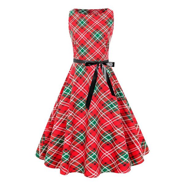 casual dresses elegant ladies plaid dress retro red women o-neck sleeveless print vintage holiday party formal plus size #01, Black;gray
casual dresses elegant ladies plaid dress retro red women o-neck sleeveless print vintage holiday party formal plus size #01, Black;gray