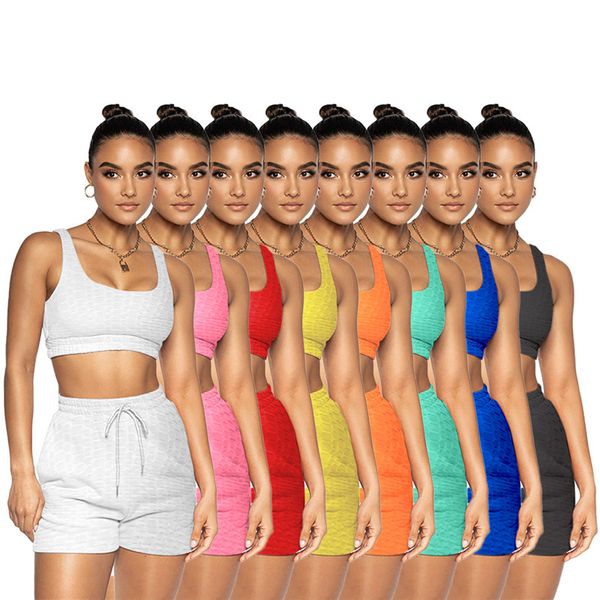 women's tracksuits bulk items wholesale lots yoga tracksuit summer women clothes 2021 sleeveless vest shorts two piece set m6674 by dhl, Gray
women's tracksuits bulk items wholesale lots yoga tracksuit summer women clothes 2021 sleeveless vest shorts two piece set m6674 by dhl, Gray