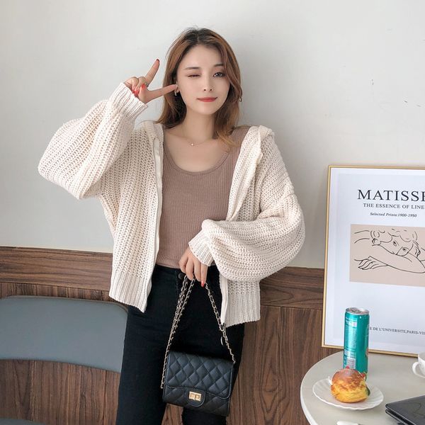 women's knits & tees cmazwomen's real s sweater fall and winter outer wear cardigan thickened short lkj5, White
women's knits & tees cmazwomen's real s sweater fall and winter outer wear cardigan thickened short lkj5, White