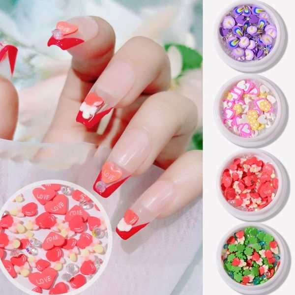 nail art decorations 1box candy color soft pottery jewelry flowers love heart decoration cute 3d accessories, Silver;gold
nail art decorations 1box candy color soft pottery jewelry flowers love heart decoration cute 3d accessories, Silver;gold