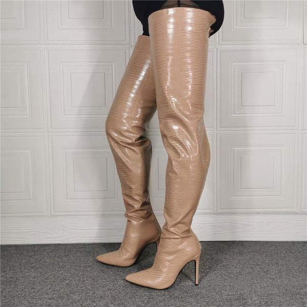 boots high heels over the knee women stretch thigh botas ladies autumn winter long shoes cuissardes plus size 15, Black
boots high heels over the knee women stretch thigh botas ladies autumn winter long shoes cuissardes plus size 15, Black