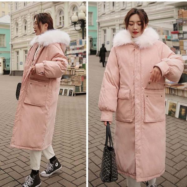 women's trench coats warm hooded women fashion down cotton coat 2021 big fur collar temperament parka jacket ko183, Tan;black
women's trench coats warm hooded women fashion down cotton coat 2021 big fur collar temperament parka jacket ko183, Tan;black