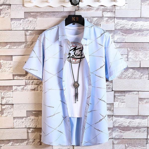 men's casual shirts fashion design white black short sleeve shirt print beach blouse 2021 summer clothing plus asian size -5xl
men's casual shirts fashion design white black short sleeve shirt print beach blouse 2021 summer clothing plus asian size -5xl